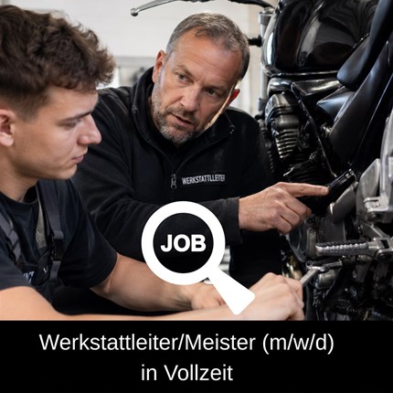 Meister/Werkstattleitung Zweiradmechatr. (m/w/d) Jobangebot vom 28.04.2026