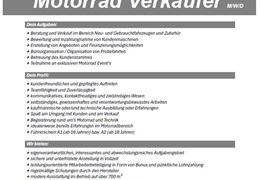 Motorrad Verkäufer (m/w/d)