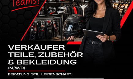Verkäufer Bike-Parts, Zubehör & Bekleidung (m/w/d)