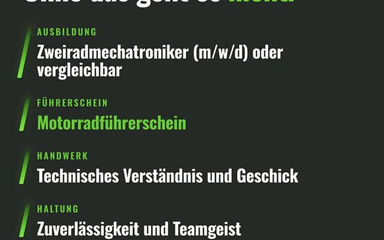 Zweiradmechatroniker (m/w/d) - Bild 3