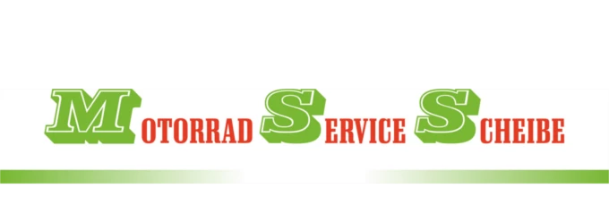 Motorrad Service Scheibe Logo