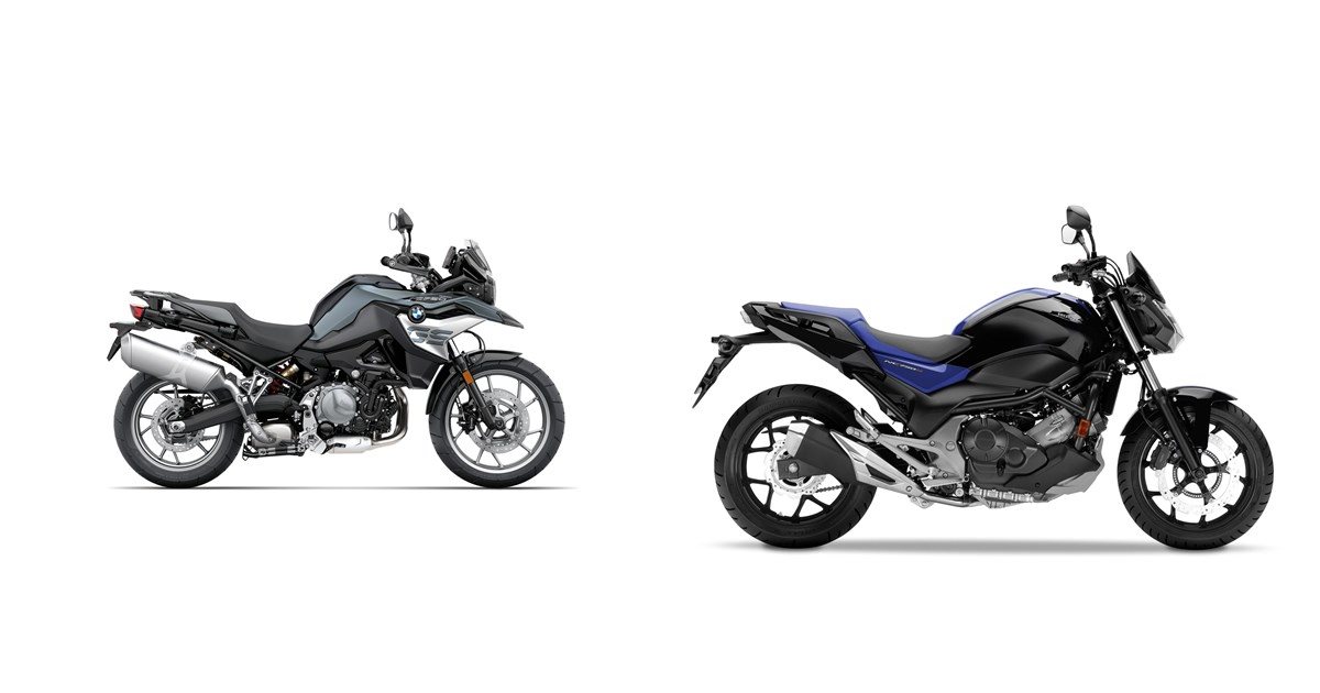 Motorrad Vergleich BMW F 750 GS 2020 vs. Honda NC750S 2020