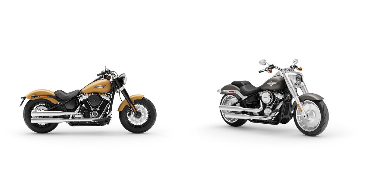 Plaquettes De Frein Avant + Arrière Cuivre Fritté Pour Harley Fat Boy 2018-2022 & Softail Standard 2019-2022