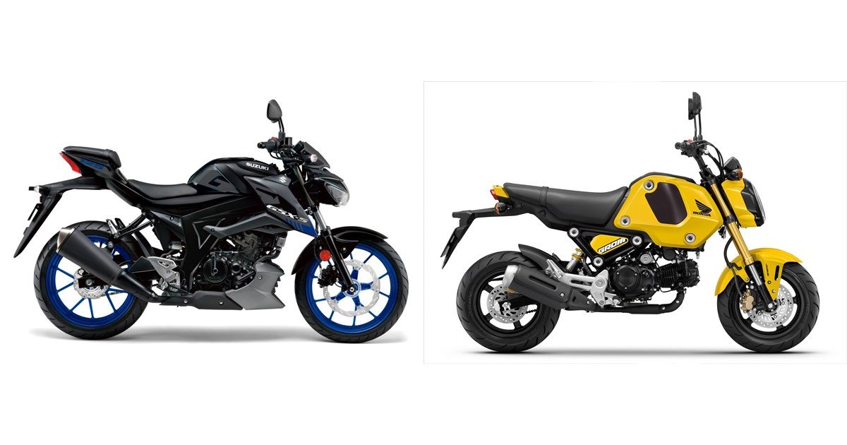 Suzuki GSX-S125 2022 vs Honda MSX125 Grom 2022