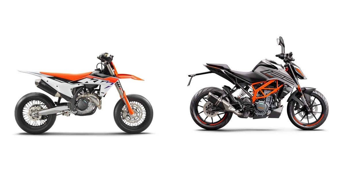 KTM 450 SMR 2023 vs KTM 125 Duke 2021