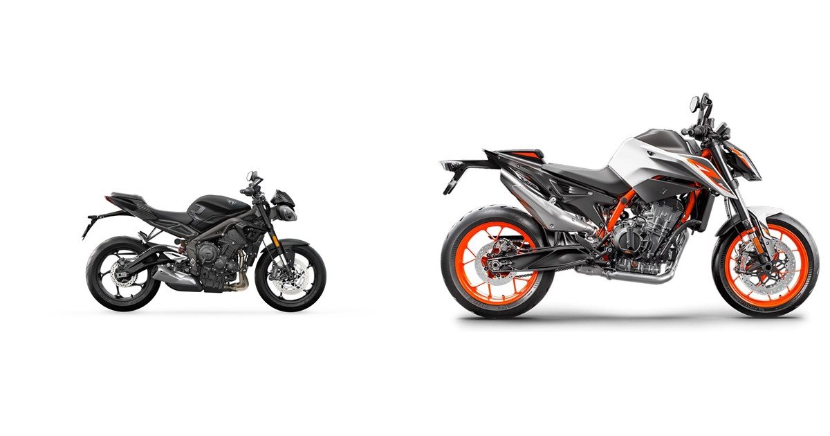 Triumph Street Triple 765 R 2023 vs KTM 890 Duke R 2021