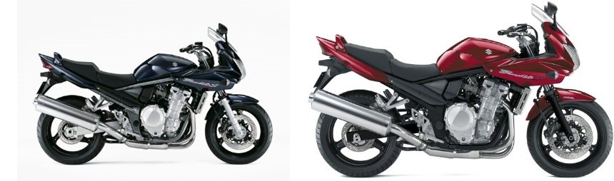 Motorrad Vergleich Suzuki Bandit 1250s 2007 Vs Suzuki Bandit 650s 2007