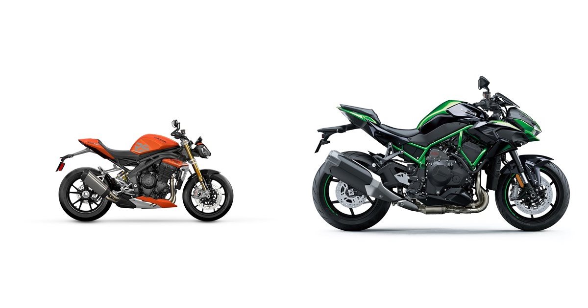 Triumph Speed Triple 1200 RS 2023 vs Kawasaki Z H2 2022