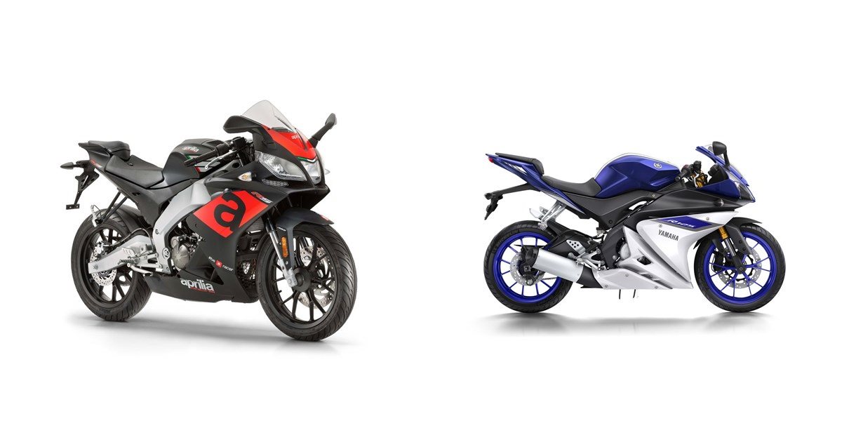 Aprilia Rs4 125 Vs Yamaha Yzf R125 Motorrad Vergleich Aprilia RS 125 ABS 2019 vs. Yamaha YZF-R125 2016