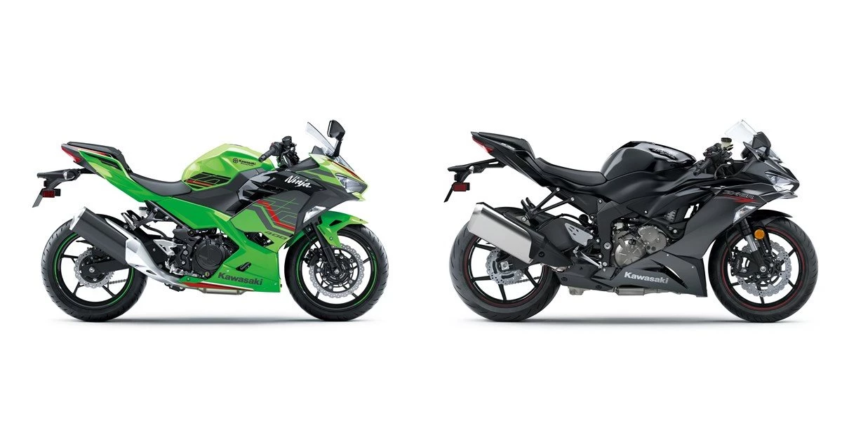 Kawasaki Ninja 400 2023 vs Kawasaki Ninja ZX-6R 2020