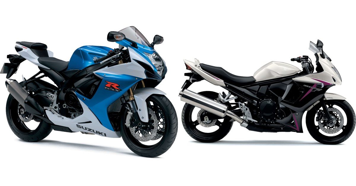 Gsx R 650 Motorrad Vergleich Suzuki GSX-R 750 2013 vs. Suzuki GSX 650 F 2013