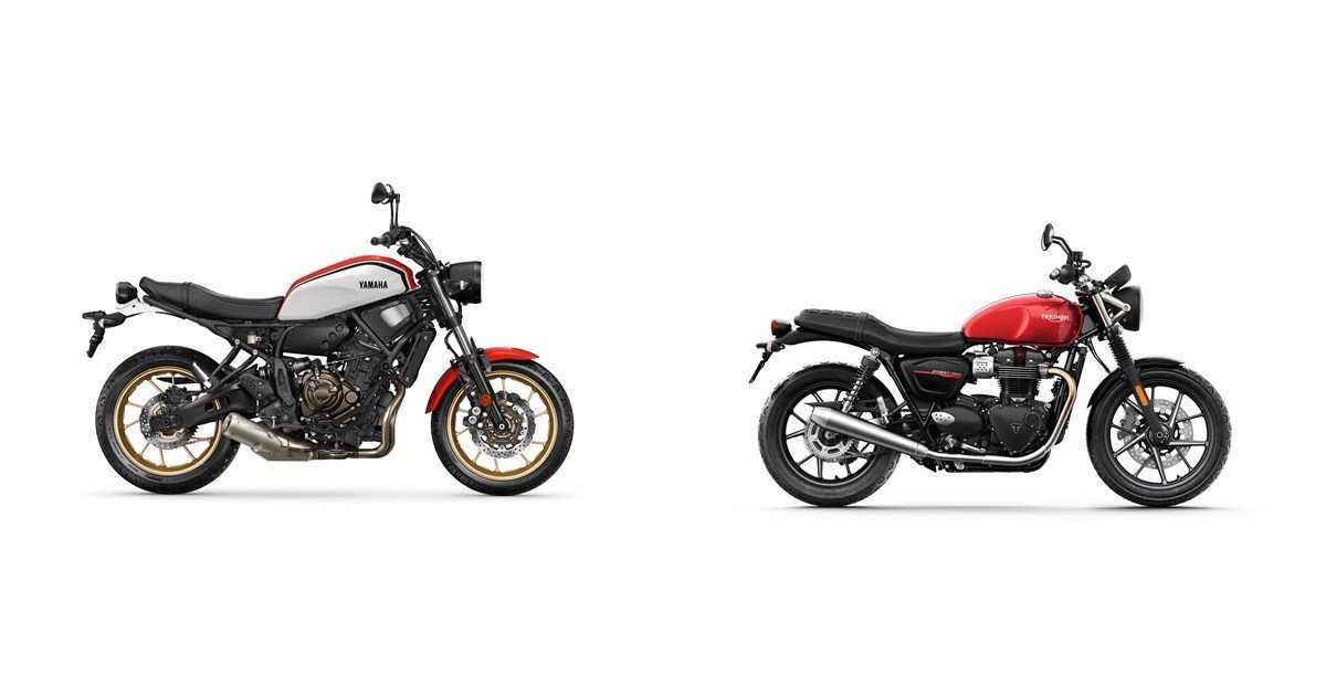 Yamaha XSR700 2020 vs Triumph Street Twin 2019