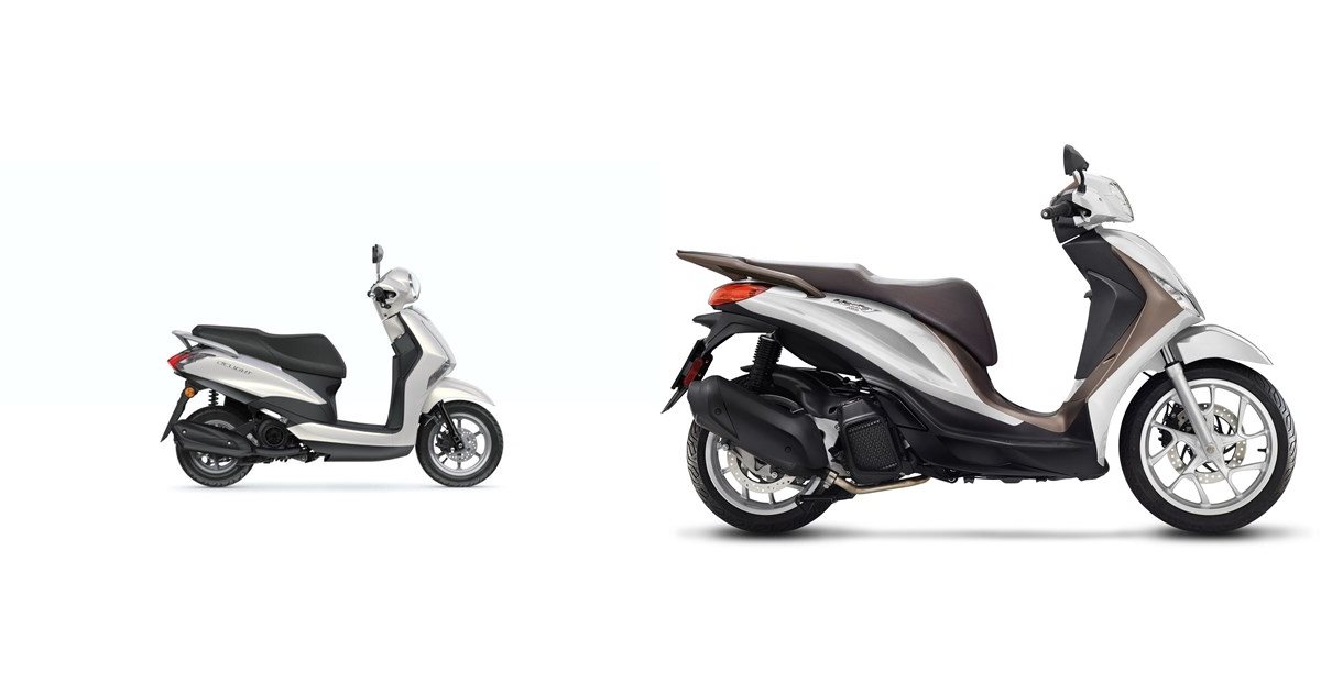 Motorrad Vergleich Yamaha Delight 2022 Vs Piaggio Medley 125 2022