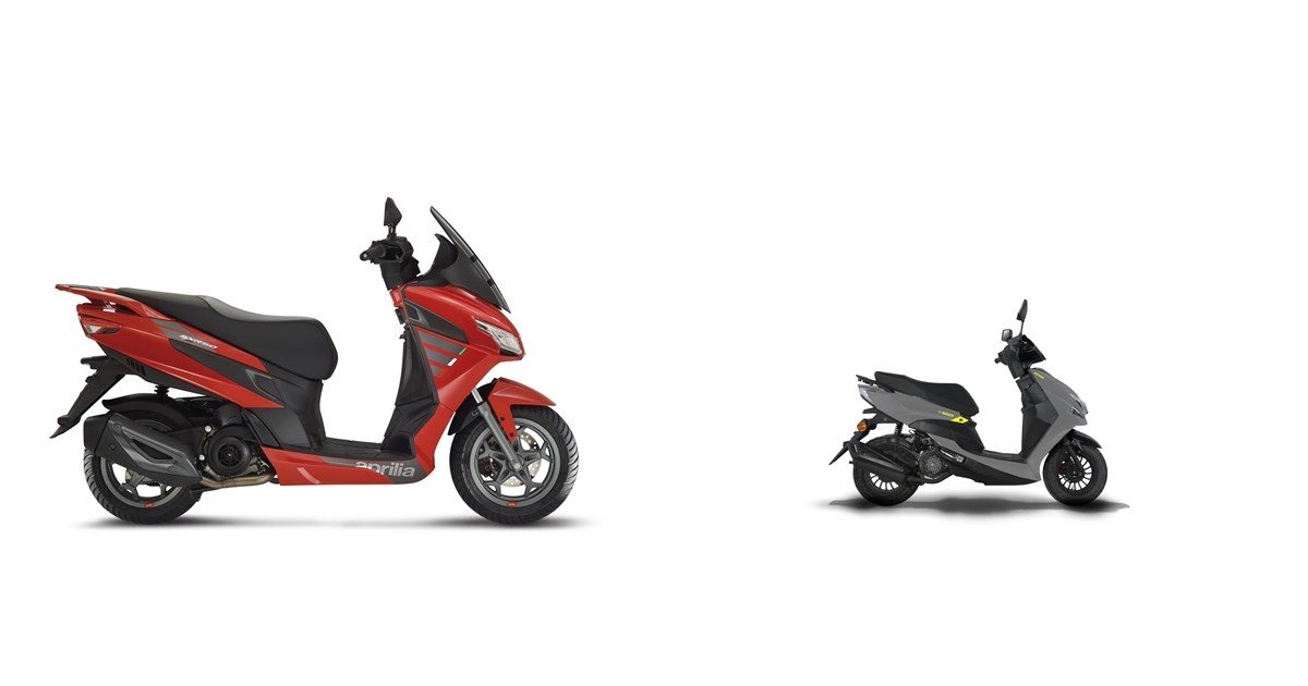 Motorrad Vergleich Aprilia Sxr 50 2021 Vs Motron Breezy 50 2021