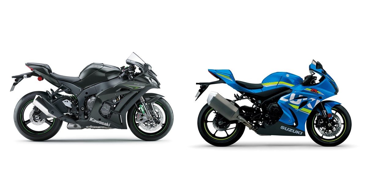 スズキ Kawasaki Ninja ZX-10R 2017 vs Suzuki GSX-R 1000 2017
