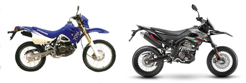 AHL Bremsbeläge Vorne Für Hyosung XRX 125 LC Enduro/Supermoto 2014-2015 - 39,5x45x7,5 Mm