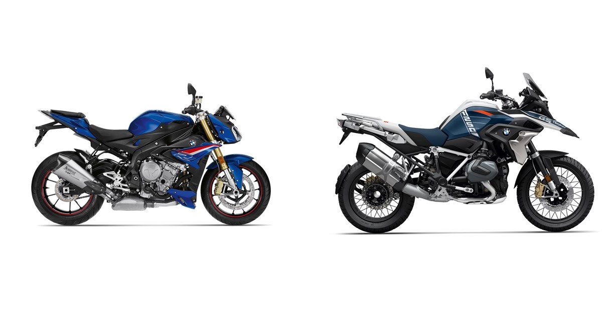 Motorrad Vergleich BMW S 1000 R 2020 vs. BMW R 1250 GS 2023