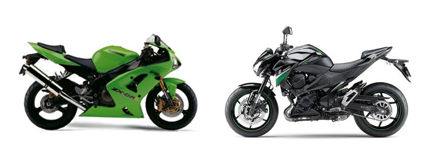 Kawasaki Ninja ZX-6R 2005 vs Kawasaki Z 800 2016