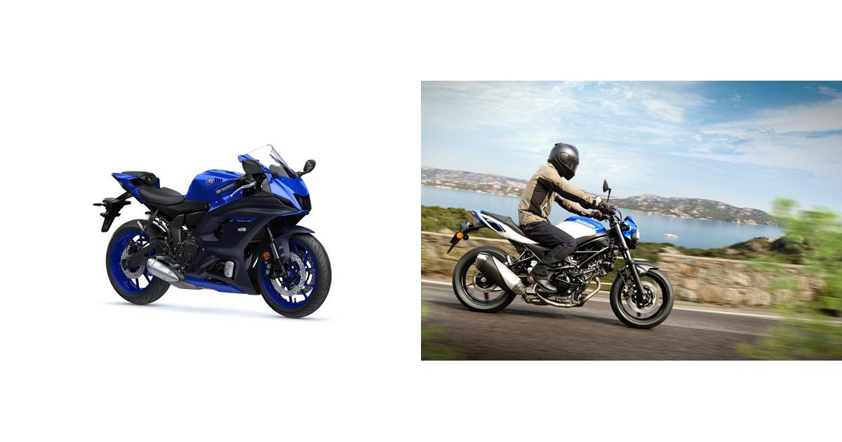 Yamaha R7 2022 vs Suzuki SV 650 2018
