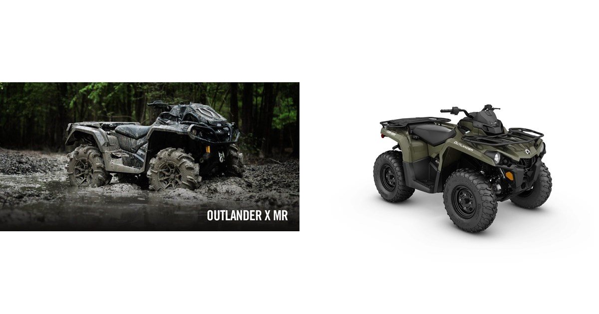 Motorrad Vergleich Can-Am Outlander 570 DPS 2019 Vs. Can-Am Outlander ...