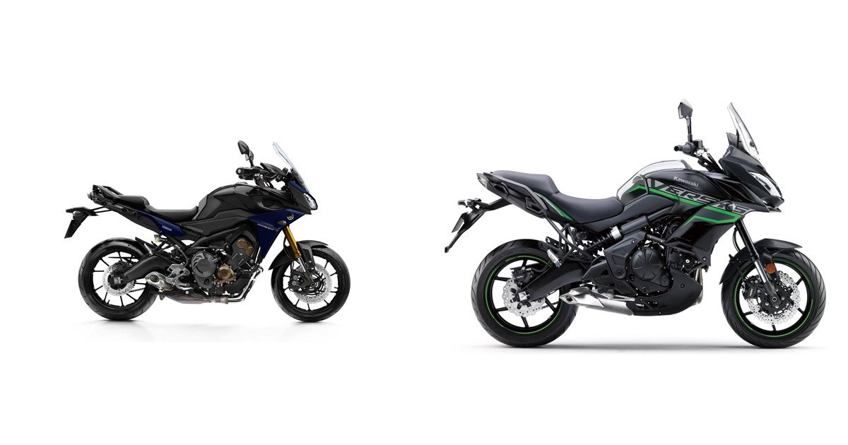 Motorrad Vergleich Yamaha Tracer 900 2016 vs. Kawasaki Versys 650 2020