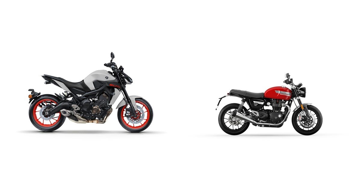 Motorrad Vergleich Yamaha MT09 2019 vs. Triumph Speed Twin 1200 2022