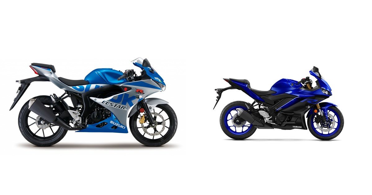 Suzuki GSX-R 125 2021 vs Yamaha YZF-R3 2019