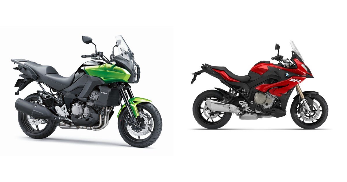 Motorrad Vergleich Kawasaki Versys 1000 2014 vs. BMW S 1000 XR 2015