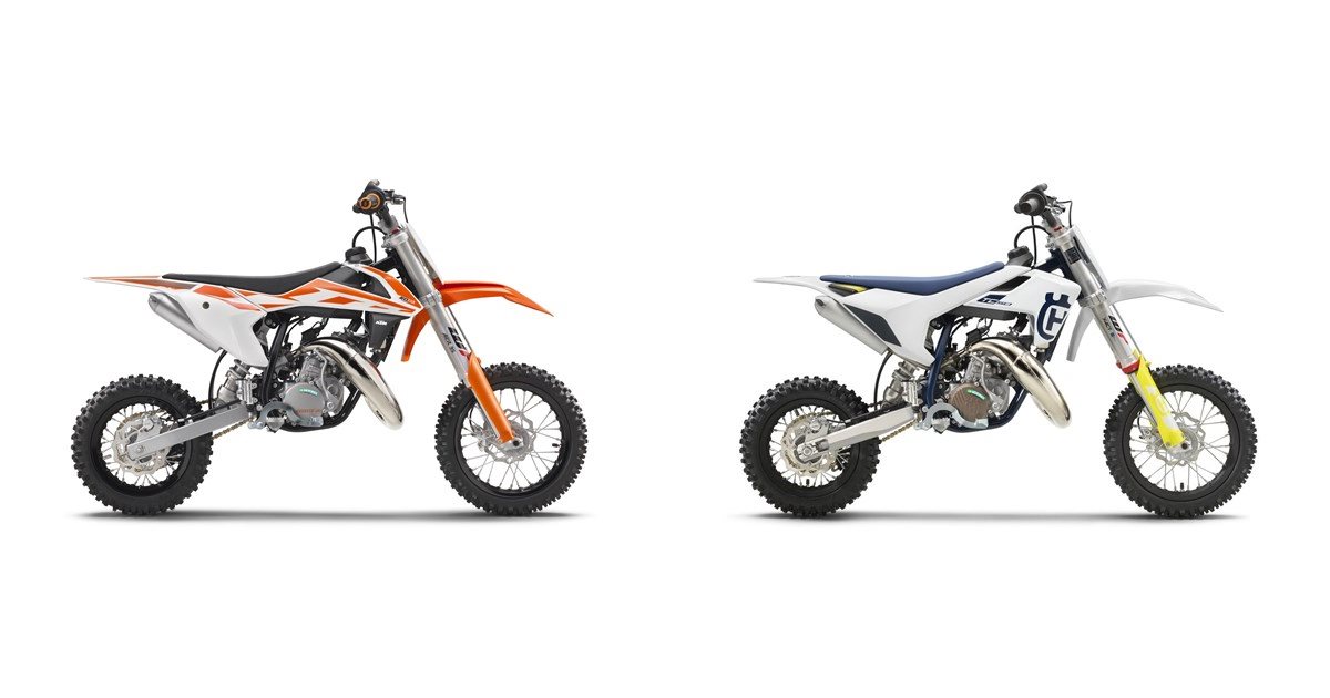 KTM 50 SX 2017 vs Husqvarna TC 50 2020