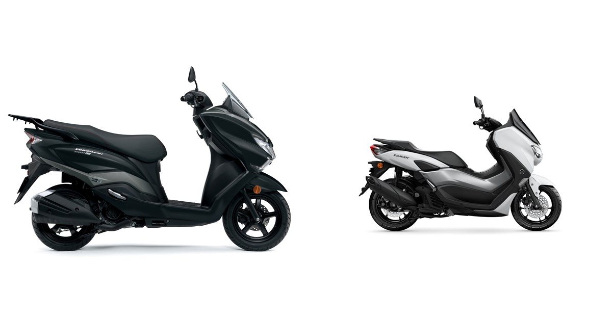 Motorrad Vergleich Suzuki Burgman Street 125ex 2023 Vs Yamaha Nmax 125