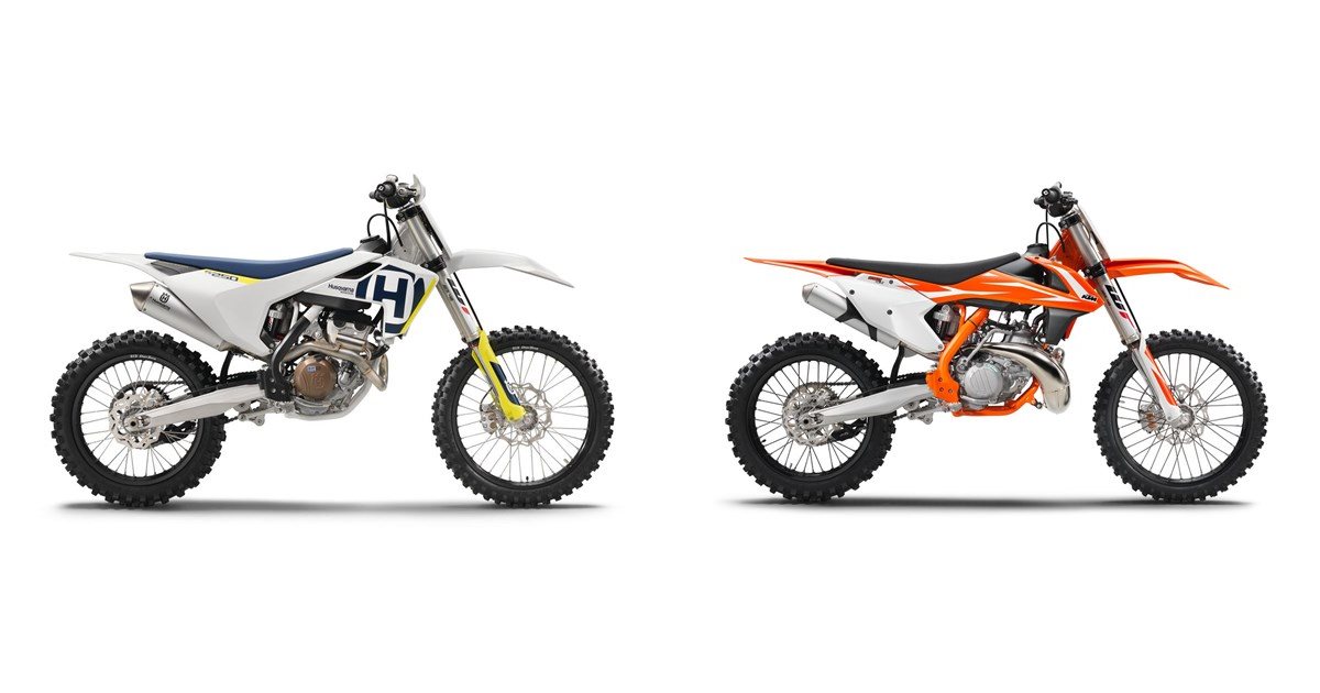 Motorrad Vergleich Husqvarna FC 250 2018 vs. KTM 250 SX 2018