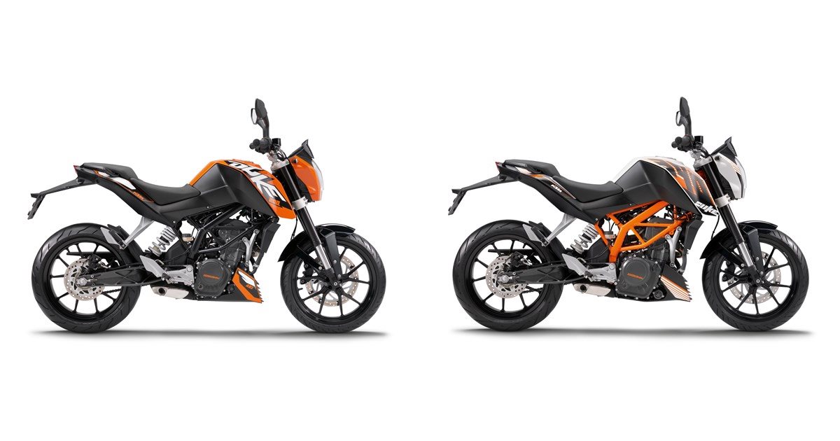 KTM 200 Duke 2013 vs KTM 390 Duke 2015