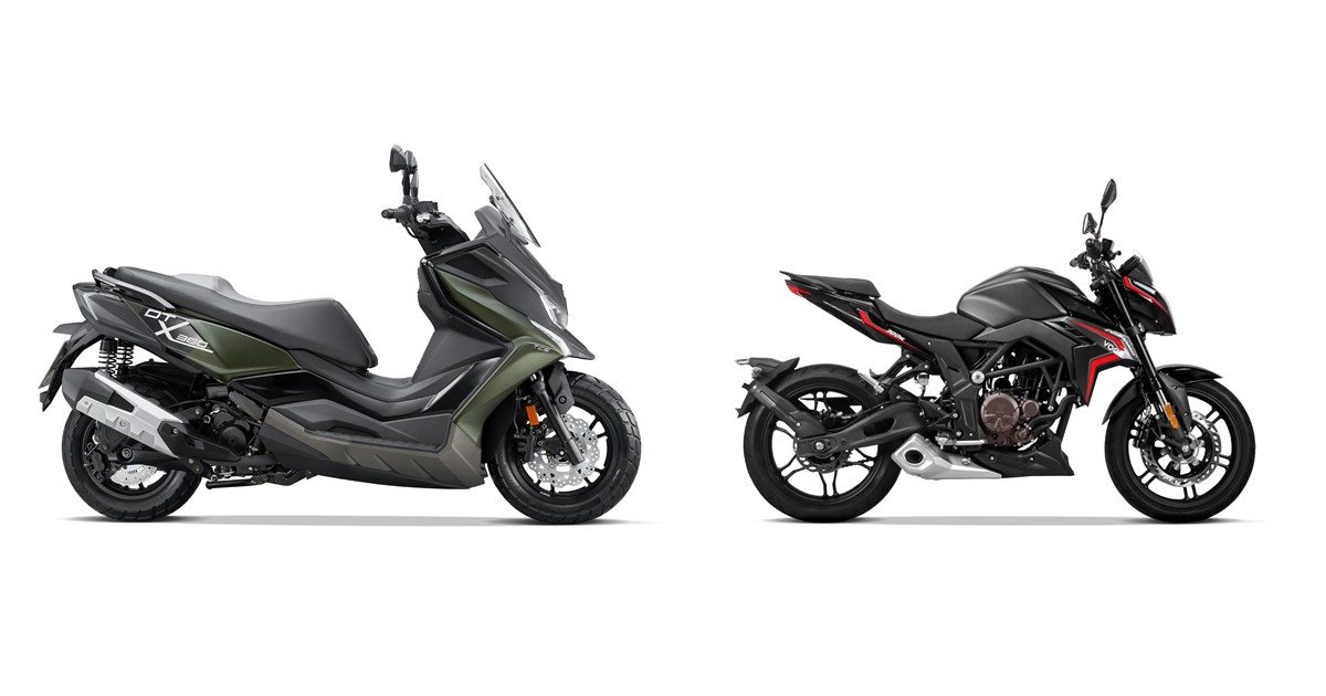Motorrad Vergleich Kymco DT X360 350i ABS 2022 vs. Voge 300R 2022