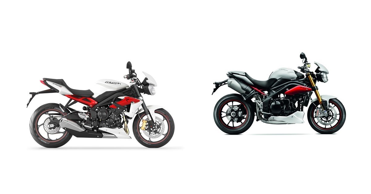 Triumph Street Triple 675 R 2014 vs Triumph Speed Triple R 2014