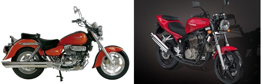 Motorrad Vergleich Hyosung Gv M Cruiser Vs Hyosung Gt