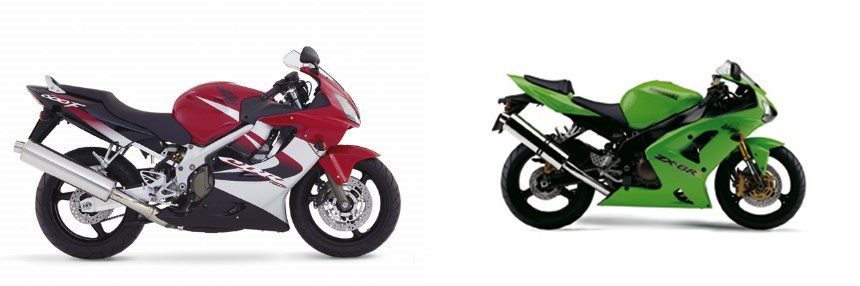 Honda CBR 600 F 2005 vs Kawasaki Ninja ZX-6R 2005
