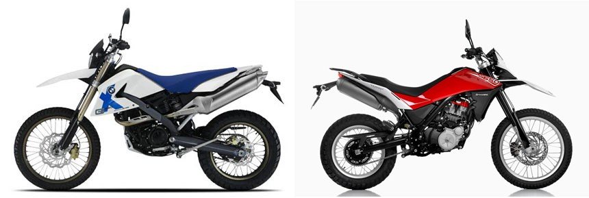 BMW G 650 Xchallenge 2009 vs Husqvarna TR 650 Terra 2013
