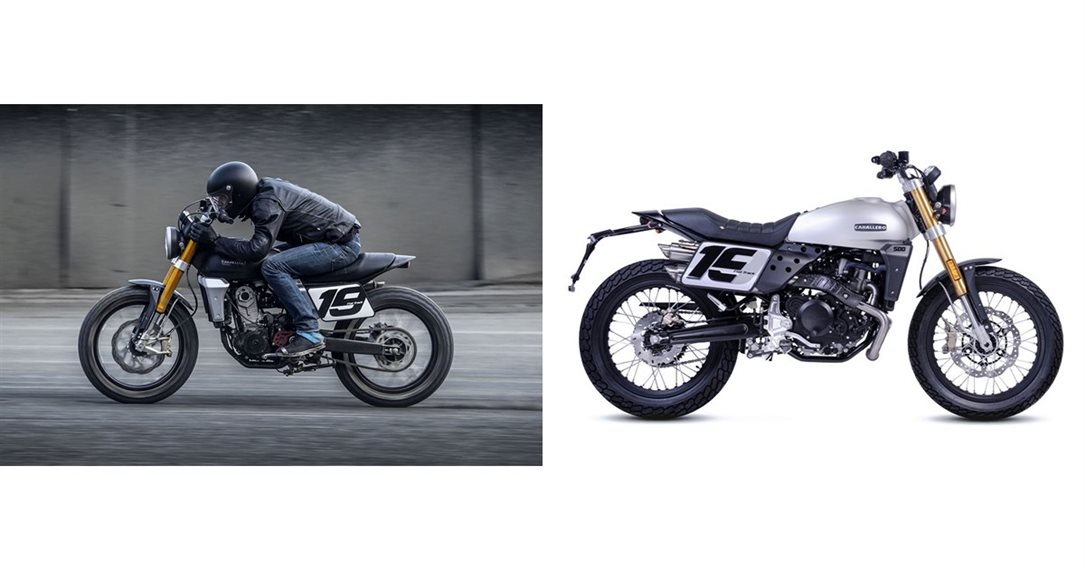 Motorrad Seitenständer Für Fantic Caballero - CNC Aluminium Rutschfest