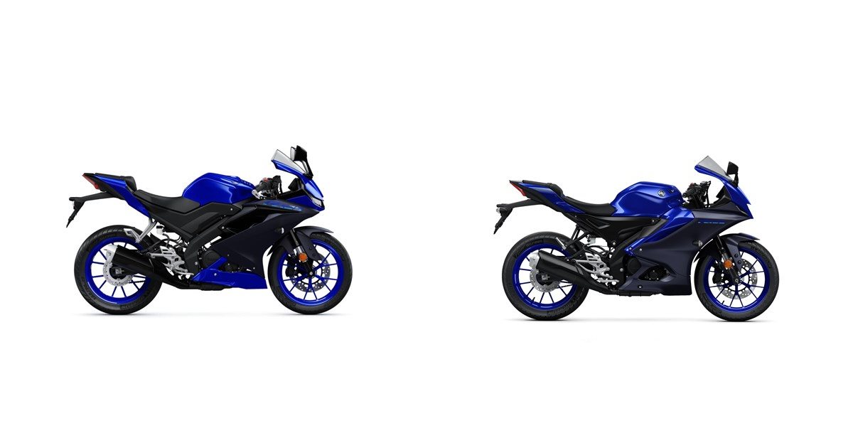 Motorrad Vergleich Yamaha R125 2022 vs. Yamaha R125 2023
