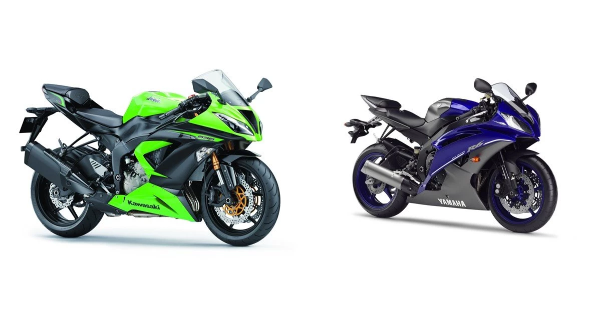 Kawasaki Ninja ZX-6R 636 2013 vs Yamaha YZF-R6 2013
