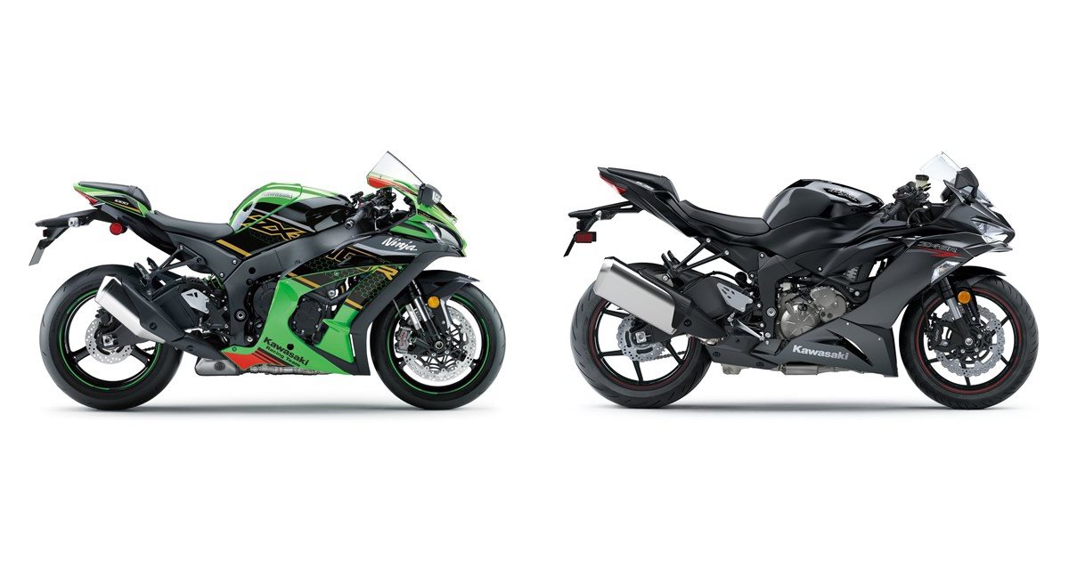 Motorrad Vergleich Kawasaki Ninja ZX10R KRT 2020 vs. Kawasaki Ninja ZX