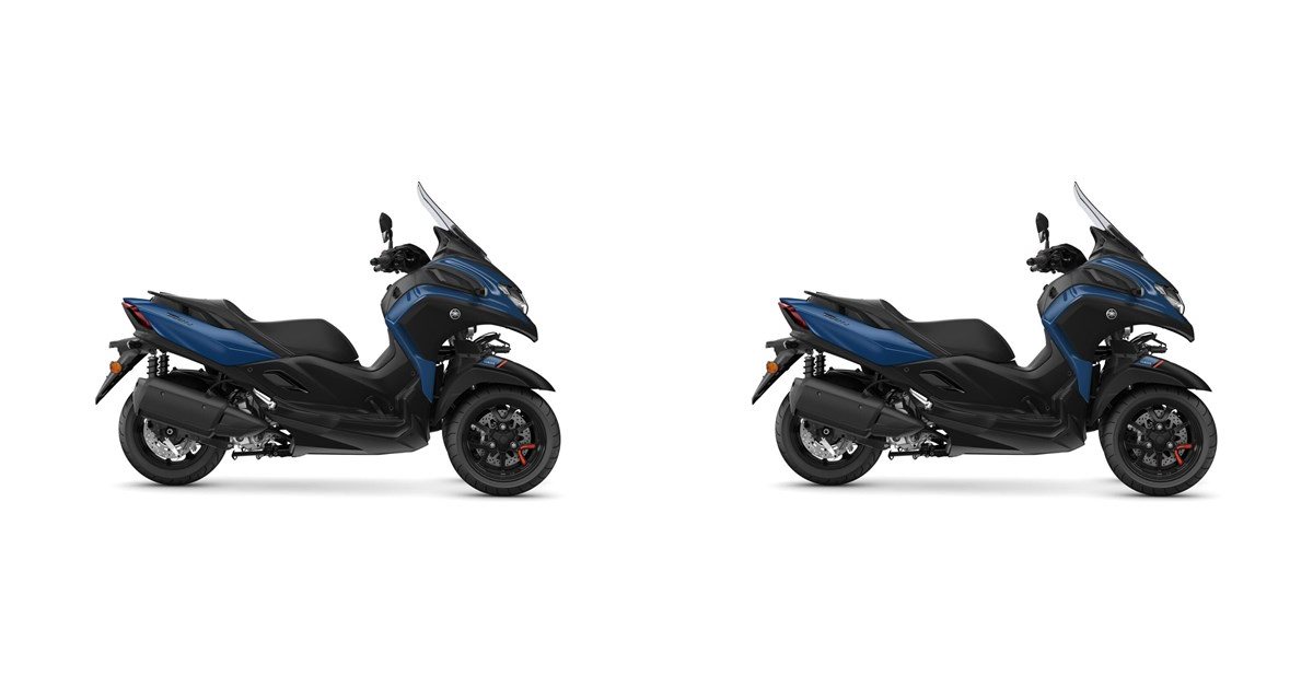 Motorrad Vergleich Yamaha Tricity 300 2022 vs. Yamaha Tricity 300 2023