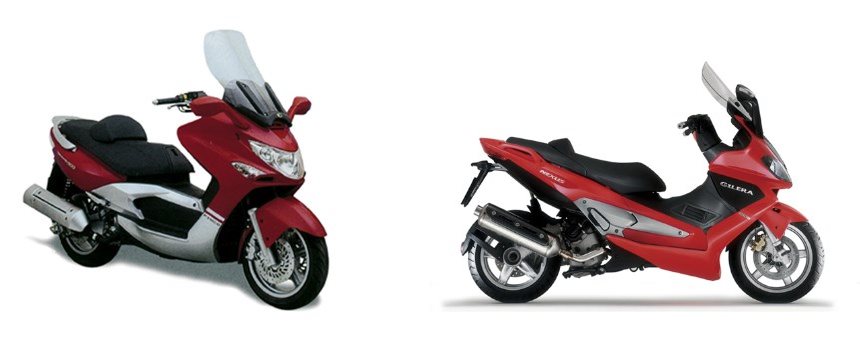 Motorrad Vergleich Kymco Xciting I Vs Gilera Nexus