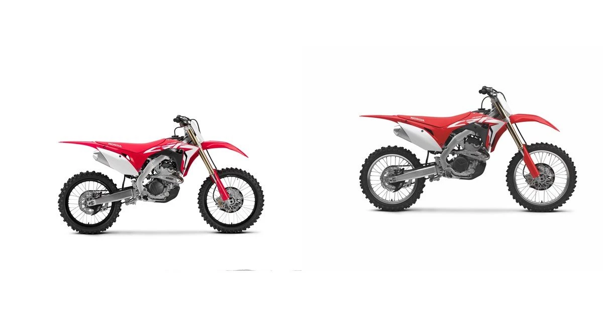 Honda CRF250R 2019 vs Honda CRF250R 2018