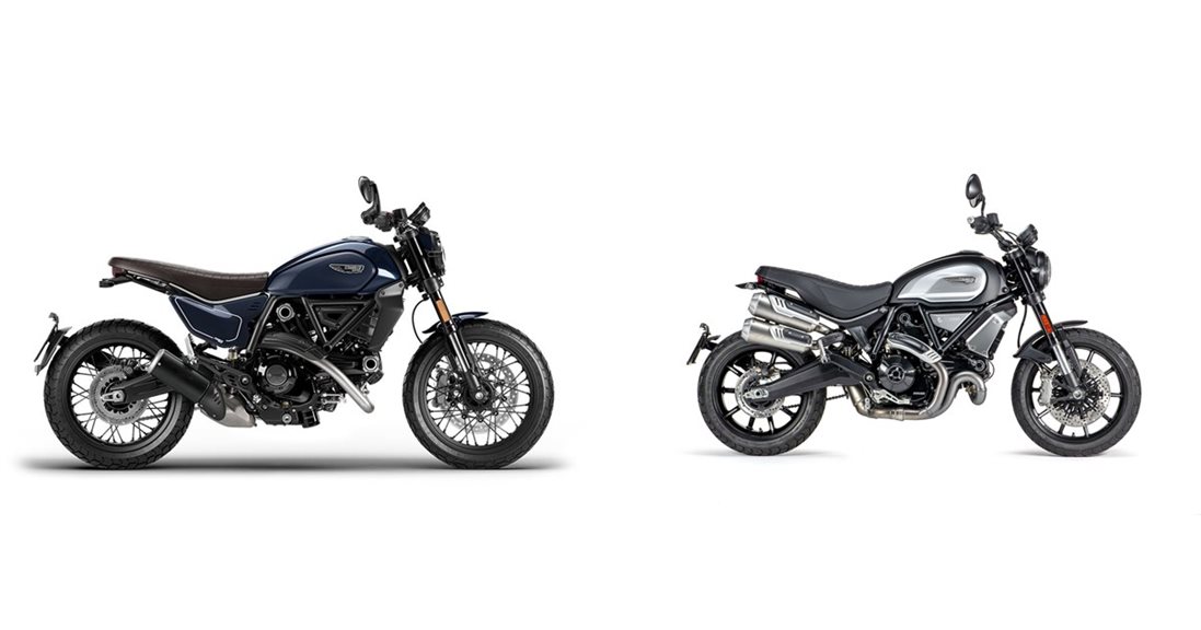 Motorrad Vergleich Ducati Scrambler Nightshift 2023 vs. Ducati