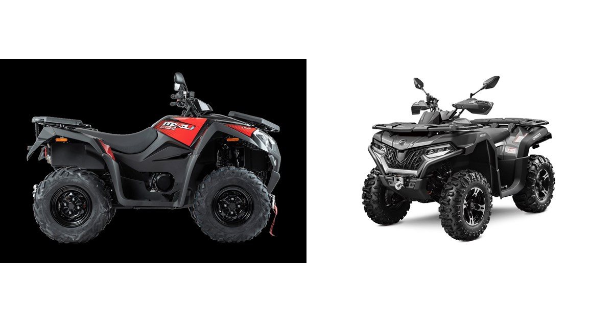 Motorrad Vergleich Kymco MXU 550i T Offroad 2020 Vs. CFMOTO CFORCE 625 ...