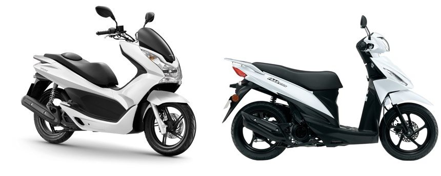 suzuki address 110 vs honda pcx 125