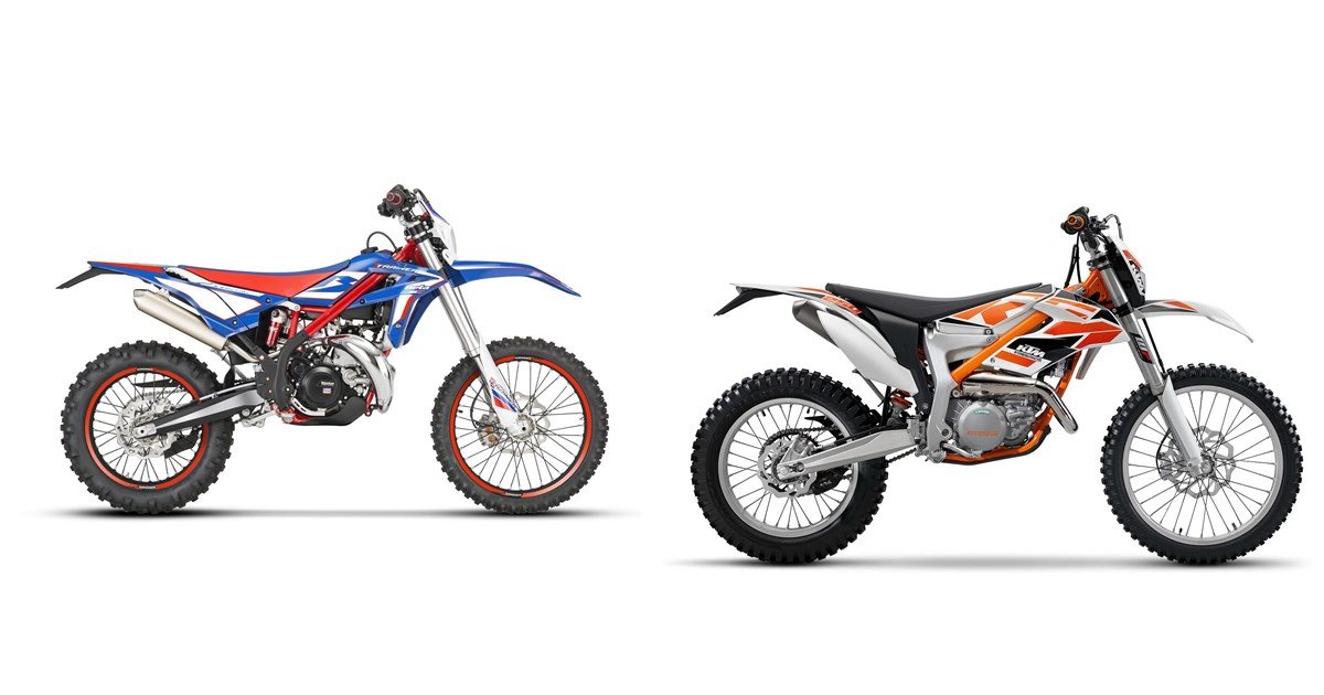 Motorrad Vergleich Beta Xtrainer 250 2021 vs. KTM Freeride 250 R 2016