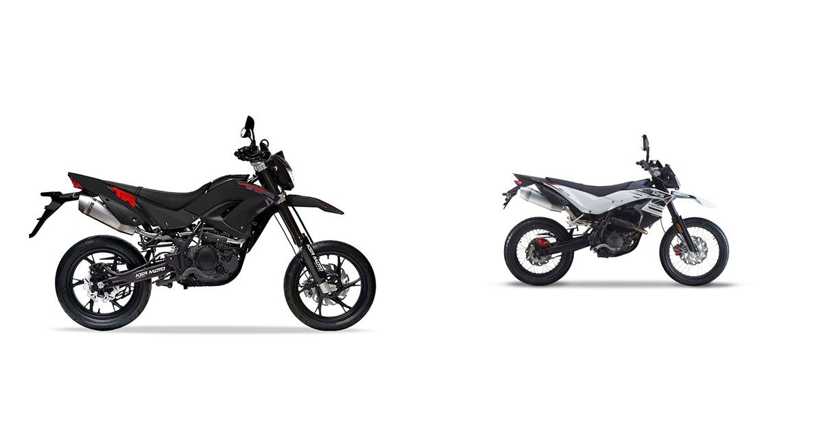 Tr125 Motorrad Vergleich KSR Moto TW 125 SM 2020 vs. KSR Moto TR 125 X 2021