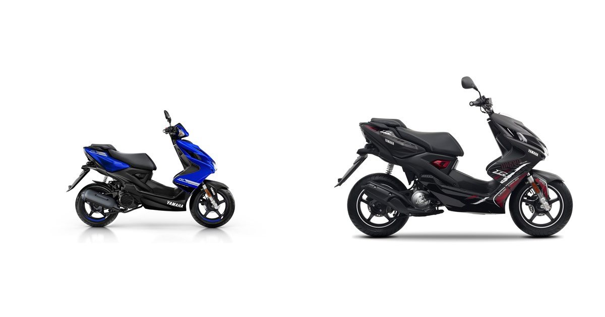 Motorrad Vergleich Yamaha Aerox Vs Yamaha Aerox Naked